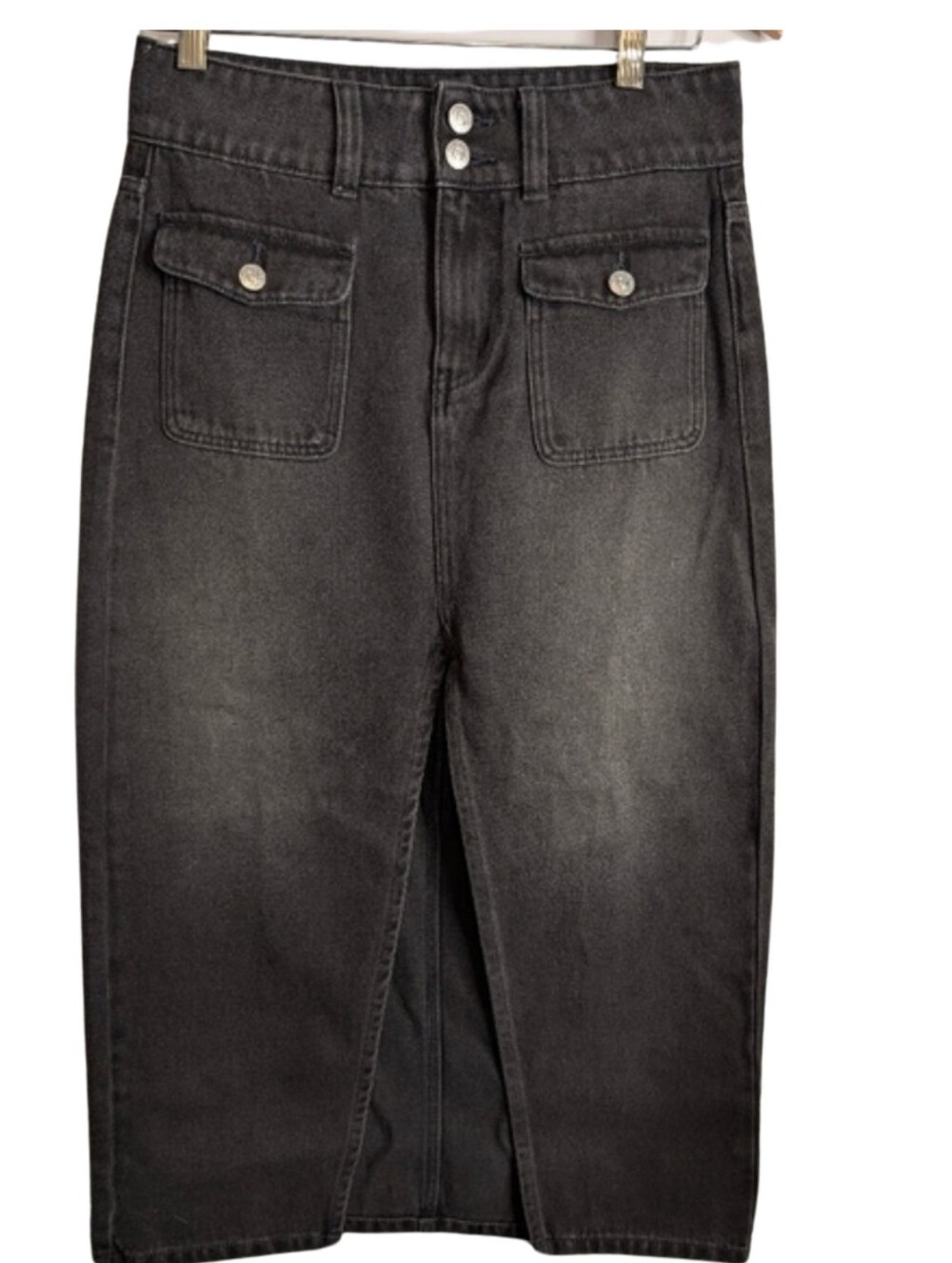 Free People Madison Skirt. Long Length ,Front Slit.